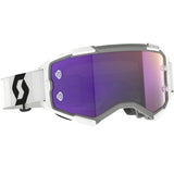 Scott Fury Goggles - White Black Purple Chrome