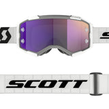 Scott Fury Goggles - White Black Purple Chrome