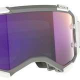 Scott Fury Goggles - White Black Purple Chrome