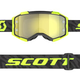Scott Fury Goggles - Zebra Black Neon Yellow Chrome
