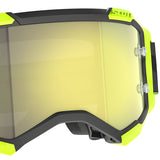 Scott Fury Goggles - Zebra Black Neon Yellow Chrome