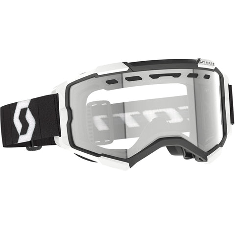 Scott Fury Enduro Goggles - Black White Clear