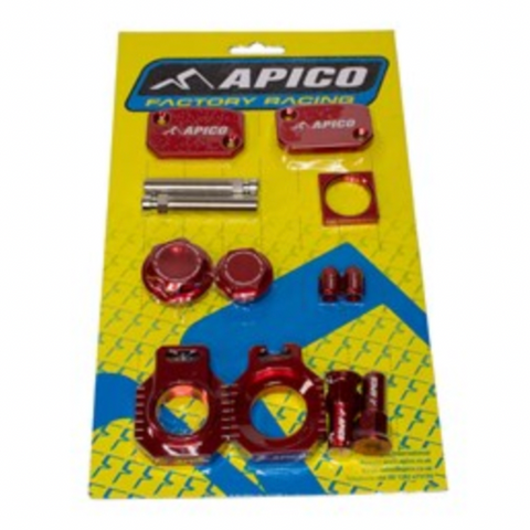 Apico Factory Anodised Bling Pack - GasGas - Red