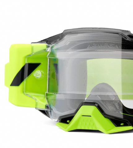 100 percent roll off goggles 100% Armega Forecast Roll Off Goggle Neon Yellow