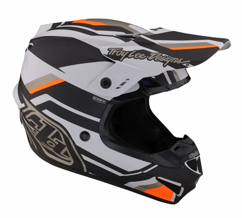 Troy Lee Designs GP Apex Helmet - Grey Orange
