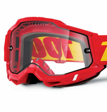 100% Accuri 2 MTB Goggle Clear Lens - Red