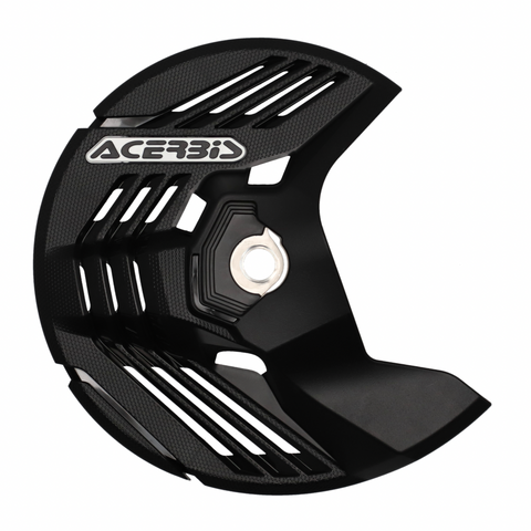 Acerbis Linear Kawasaki Black Front Disc Protector - Axle Nut Mounted