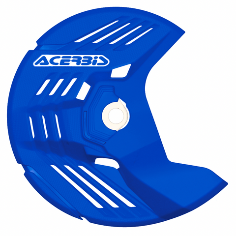 Acerbis Linear Yamaha Blue Front Disc Protector - Axle Nut Mounted