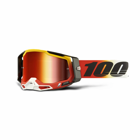 100% Racecraft 2 Goggle Ogusto - Mirror Red Lens