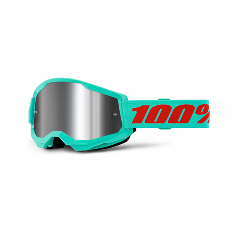 100% Strata 2 Goggle Maupiti Silver Mirror Lens