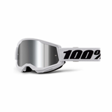 100% Strata 2 Goggle White - Silver Mirror Lens