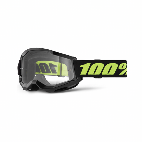 100% Strata 2 Goggle Solar Eclipse Clear Lens