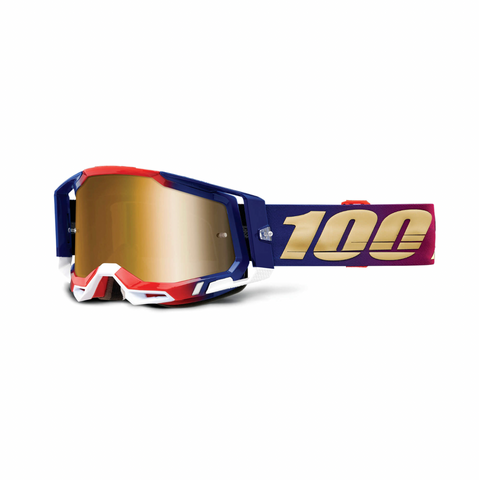 100% Racecraft 2 Goggle United - True Gold Lens