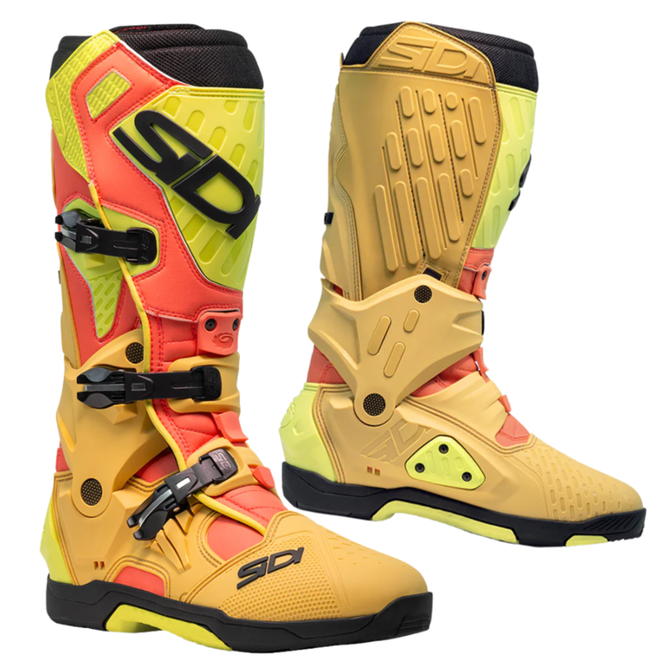 Sidi CrossAir Gold Lime Motocross Boots – AT Motocross Sidi CrossAir Gold Lime Motocross Boots – AT Motocross