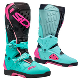 Sidi CrossAir Mint Black Pink Motocross Boots