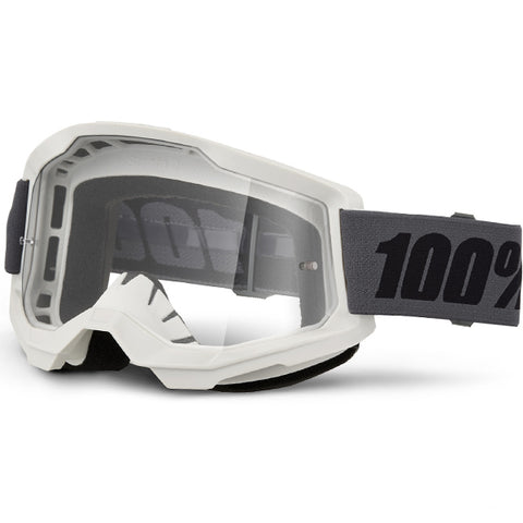 100% Strata 2 Goggle Grey - Clear Lens
