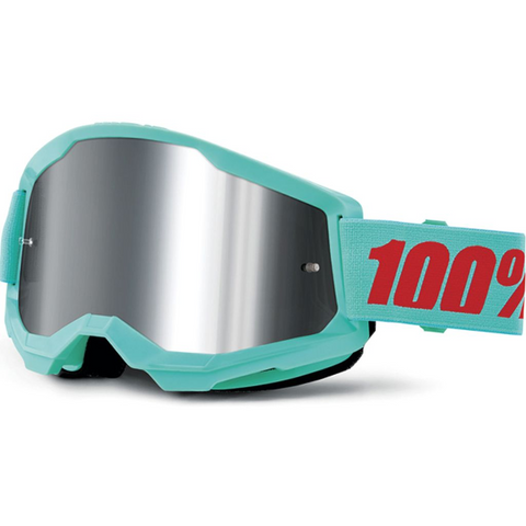 100% Strata 2 Goggle Maupiti - Silver Mirror Lens