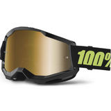 100% Strata 2 Goggle Solar Eclipse - True Gold Mirror Lens