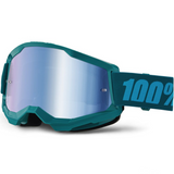 100% Strata 2 Goggle Stone - Blue Mirror Lens