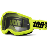 100% Strata 2 Sand Goggle Smoke Lens - Yellow
