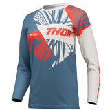 Thor Women's Sector Jersey Split Blue Steel Vintage White