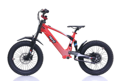 REVVI 18" ELECTRIC KIDS BIKE - RED