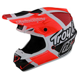 Troy Lee Designs Youth SE4 Polyacrylite Helmet Quattro Red Charcoal