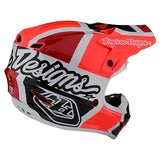 Troy Lee Designs Youth SE4 Polyacrylite Helmet Quattro Red Charcoal