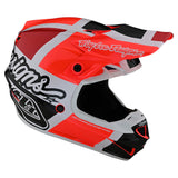 Troy Lee Designs Youth SE4 Polyacrylite Helmet Quattro Red Charcoal