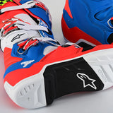 Alpinestars Tech 7 Troylee Designs LE Motocross Boots Red White Blue