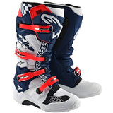 Alpinestars Tech 7 Troylee Designs LE Motocross Boots White Navy