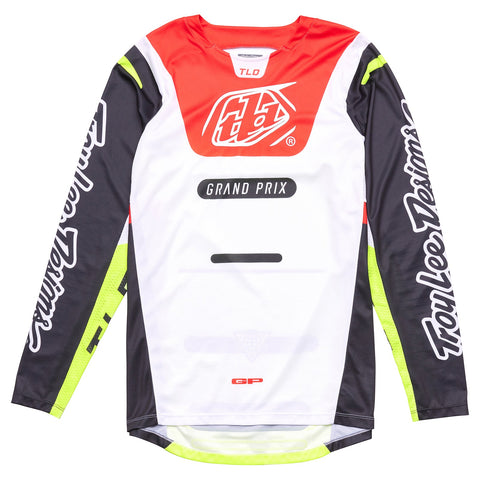 Troy Lee Designs GP Pro Jersey Blends White Glo Red