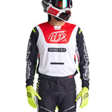 Troy Lee Designs GP Pro Jersey Blends White Glo Red