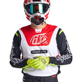 Troy Lee Designs GP Pro Jersey Blends White Glo Red