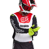 Troy Lee Designs GP Pro Jersey Blends White Glo Red