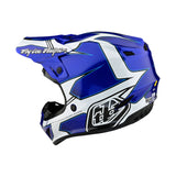 Troy Lee Designs SE4 Polyacrylite Helmet Matrix Blue