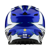 Troy Lee Designs SE4 Polyacrylite Helmet Matrix Blue