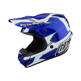 Troy Lee Designs SE4 Polyacrylite Helmet Matrix Blue