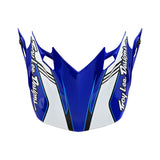 Troy Lee Designs SE4 Polyacrylite Helmet Matrix Blue