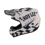 Troy Lee Designs SE4 Polyacrylite Helmet Race Shop White Black