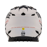 Troy Lee Designs SE4 Polyacrylite Helmet Race Shop White Black