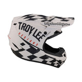 Troy Lee Designs SE4 Polyacrylite Helmet Race Shop White Black