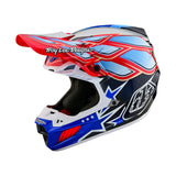 Troy Lee Designs SE5 Carbon Helmet Wings Navy