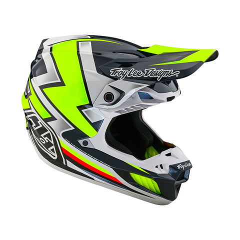 Troy Lee Designs SE5 Composite Helmet Ever Gray / Yellow