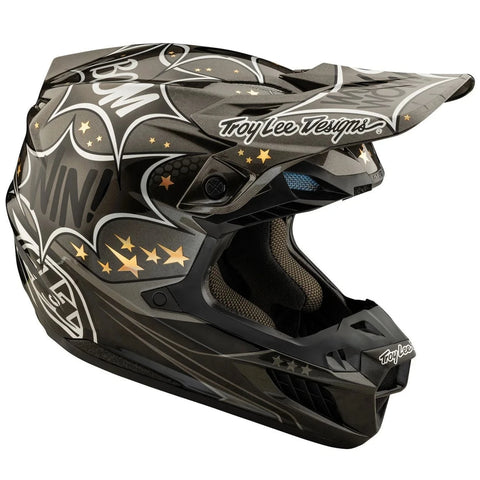 Troy Lee Designs  SE5 Carbon Helmet With MIPS Cosmic Explosion Grey