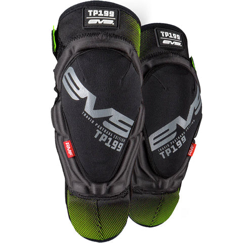 EVS TP199 Youth Knee Guards Black Hi Viz