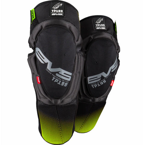 EVS TP199 Knee Guards in Black Hi Viz