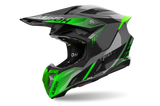Airoh Twist 3 Shard Green Gloss Motocross Helmet