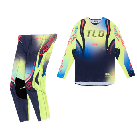 Troy Lee Designs SE Ultra Kit Combo - Glo Yellow  Dark Navy