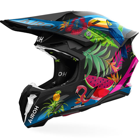 Airoh Twist 3 Amazonia Gloss Motocross Helmet
